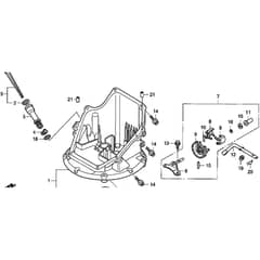 Honda HRD536C - SXE - MZCA 8000001-8099999 Oil Pan Diagram