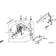Honda HRD536K1 - HME - MZBL 8100001-8199999 Control Diagram