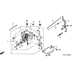 Honda HRD536K2 - HXE - MZBL 8200001-9999999 Control Diagram