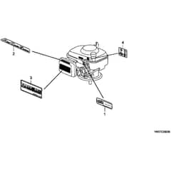 Honda HRG415C2 (IZY) - PDEE/A - MABF 1000001-1099999 Label Diagram