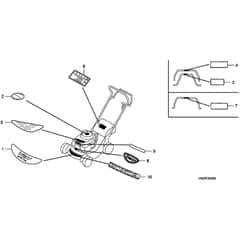 Honda HRG415C2 (IZY) - SDEE/A - MABF 1100001-1399999 Label (2) Diagram