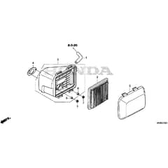 Honda HRG416C1 - SKEH -  Air Cleaner Diagram