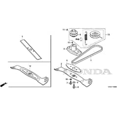 Honda HRG416C1 - SKEH -  Rear Wheels (1) Diagram