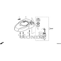 Honda HRG416K1-SKEA -  Fan Cover Diagram