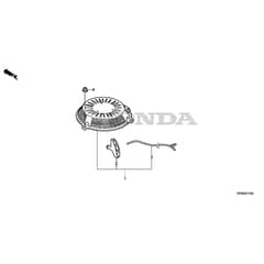 Honda HRG416K1-SKEA -  Recoil Starter Diagram