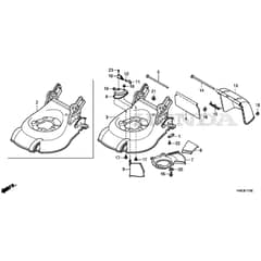 Honda HRG416XB-PEEA -  Cutter Housing Diagram