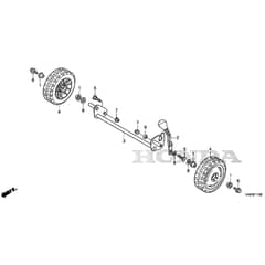 Honda HRG416XB-PEUA -  Front Wheel Diagram