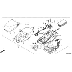 Honda HRG416XB-PEUA -  Motor Diagram