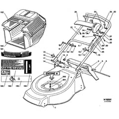 Honda HRG465PD (1996) - PDE - MADF 8600001-8699999 Cutter Housing/Grass Bag Diagram