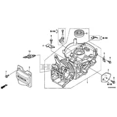 Honda HRG466K1-PKEA -  Cylinder Barrel Diagram