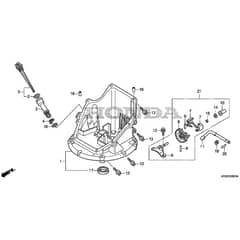 Honda HRG466K1-PKEA -  Oil Pan Diagram