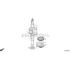 Honda HRG466K1-SKEA -  Crankshaft Diagram