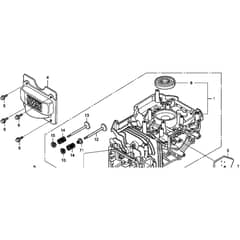Honda HRG536C1 - PDE - MZCG 6300001-6399999 Cylinder Barrel Diagram