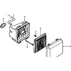 Honda HRG536C1 - SDTA - MZCG 6300001-6399999 Air Cleaner Diagram
