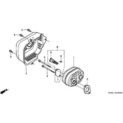 Honda HRG536C3 - SDEA - MZCG 6500001-6526796 Muffler Diagram