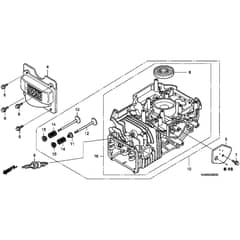 Honda HRG536C4 - SDEA - MZCG 7600001-7629999 Cylinder Barrel Diagram