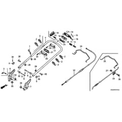 Honda HRG536C8-VKEH -  Handle Pipe Diagram