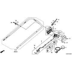 Honda HRG536C8-VLEA -  Battery, Main Harness Diagram