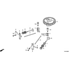 Honda HRG536C9-VLEH -  Camshaft Diagram