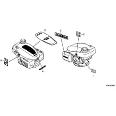 Honda HRG536C9-VLEH -  Label Diagram