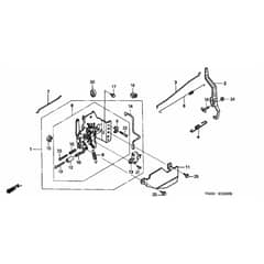 Honda HRH536K1 - QXE - MZBU 8100001-8199999 Control Diagram