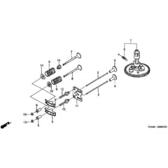 Honda HRH536K3 - QXE - MZBU 8200001-8299999 Camshaft Diagram