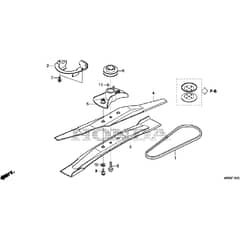 Honda HRN536C1 - VKEA -  Rotary Blade Diagram