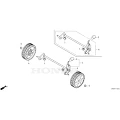 Honda HRN536C1 - VYEA -  Front Wheels Diagram