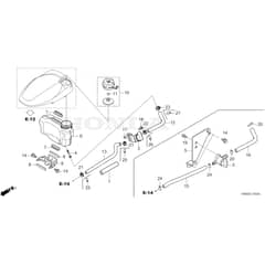 Honda HRN536C1 - VYEA -  Fuel Tank Diagram