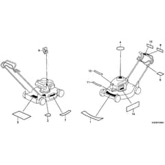 Honda HRS536C2-SDE -  Label (2) Diagram