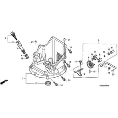 Honda HRS536C2-SDEA -  Oil Pan Diagram