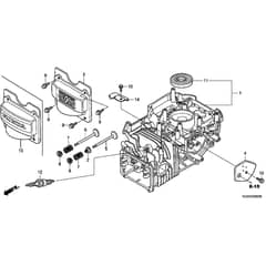 Honda HRS536C5-VKEA (1000001 - 6599999) -  Cylinder Barrel Diagram