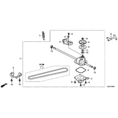 Honda HRS536C5-VKEA (1000001 - 6599999) -  Transmission Diagram