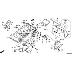 Honda HRX426C - RXE - MATF 1030001- Cutter Housing Diagram