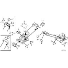 Honda HRX476C1 - VKEE - MASF 1130001- Label (2) Diagram