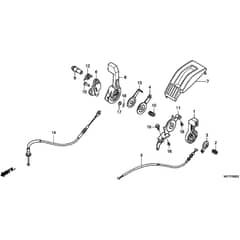 Honda HRX476C1 - VYEE - MASF 1130001- Throttle Lever (2) Diagram
