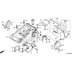 Honda HRX476C2 - QYEH -  Cutter Housing Diagram
