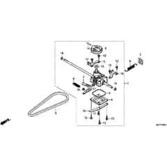 Honda HRX476C2 - VYEH -  Transmission Diagram