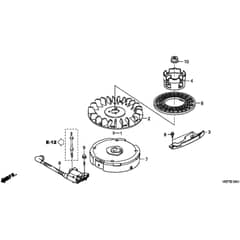 Honda HRX537C1 - HXEA - MAGA 1300001-1399999 Flywheel (2) Diagram