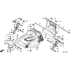 Honda HRX537C1 - TDEA - MAGA 1300001-1399999 Cutter Housing Diagram