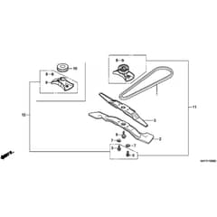 Honda HRX537C1 - TDEA - MAGA 1300001-1399999 Rotary Blade Diagram