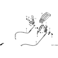Honda HRX537C1 - TDEA - MAGA 1300001-1399999 Throttle Lever Diagram