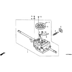 Honda HRX537C1 - TDEA - MAGA 1300001-1399999 Transmission Diagram