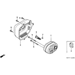 Honda HRX537C1 - VYEA - MAGA 1300001-1399999 Muffler Diagram