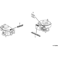 Honda HRX537C2 - HYEA - MAGA 1700001- Label Diagram