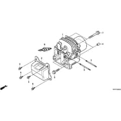 Honda HRX537C6 - VYEA -  Cylinder Head Diagram