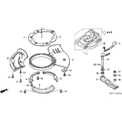 Honda HRX537C6 - VYEA -  Shutter Diagram