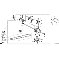 Honda HRX537C6 - VYEA -  Transmission Diagram