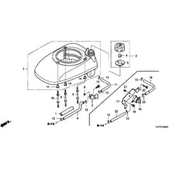 Honda HRX537C - HME - MAGA 1000001-1299999 Fan Cover Diagram