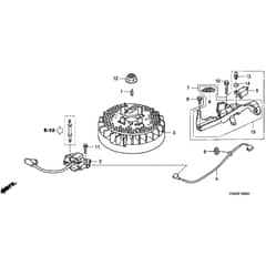 Honda HRZ536C1-TDEA -  Flywheel Diagram